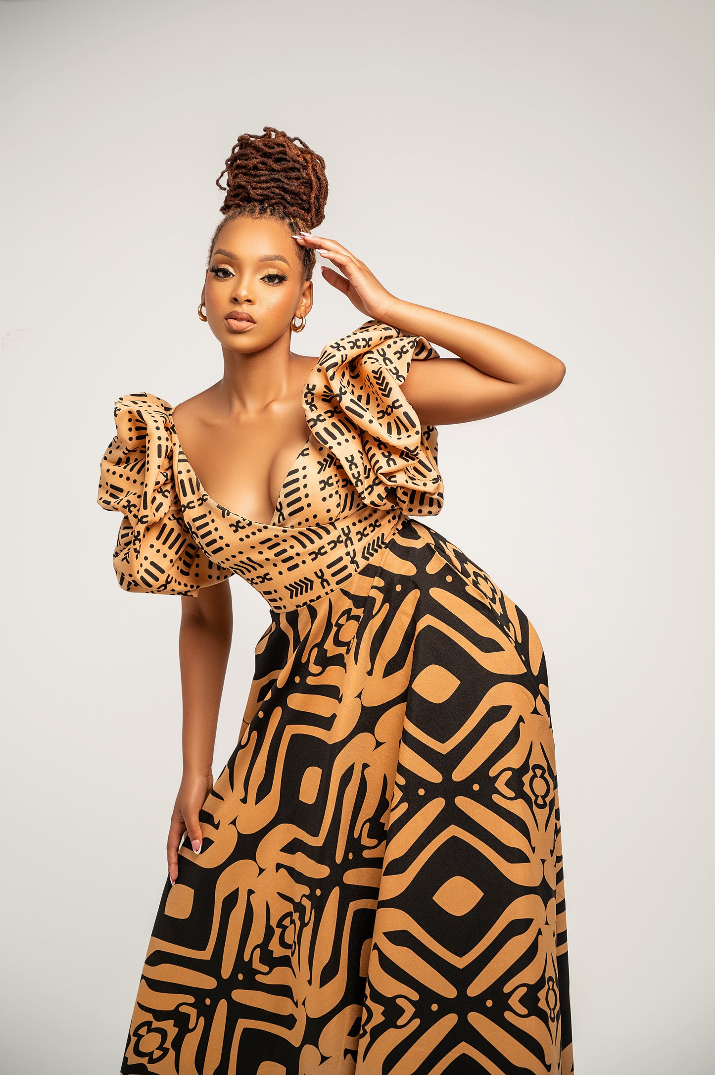 Beige Sehorane Dress
