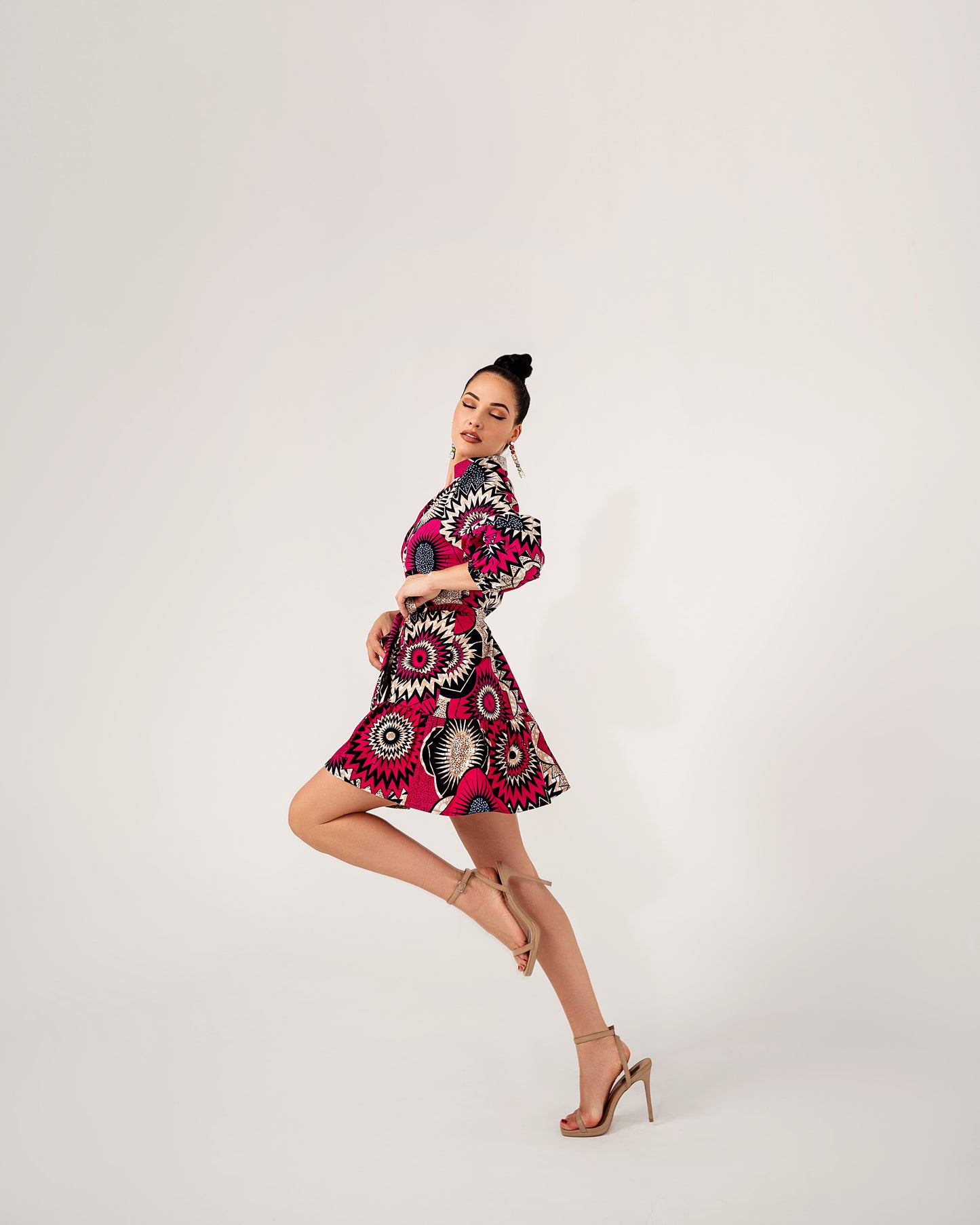 Pink Natasha Wrap Dress