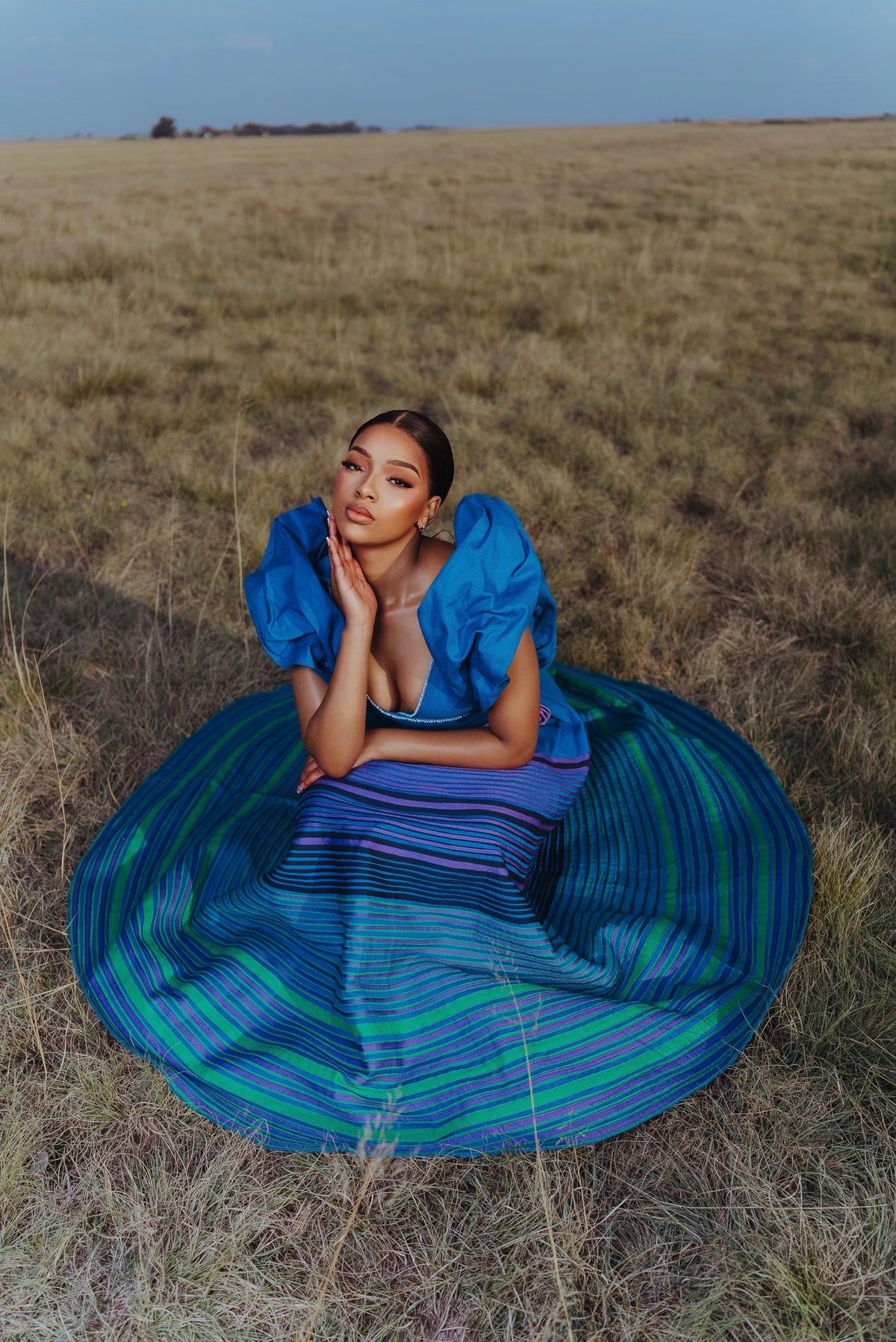 Sibongile Mbaco Dress With Qhiya