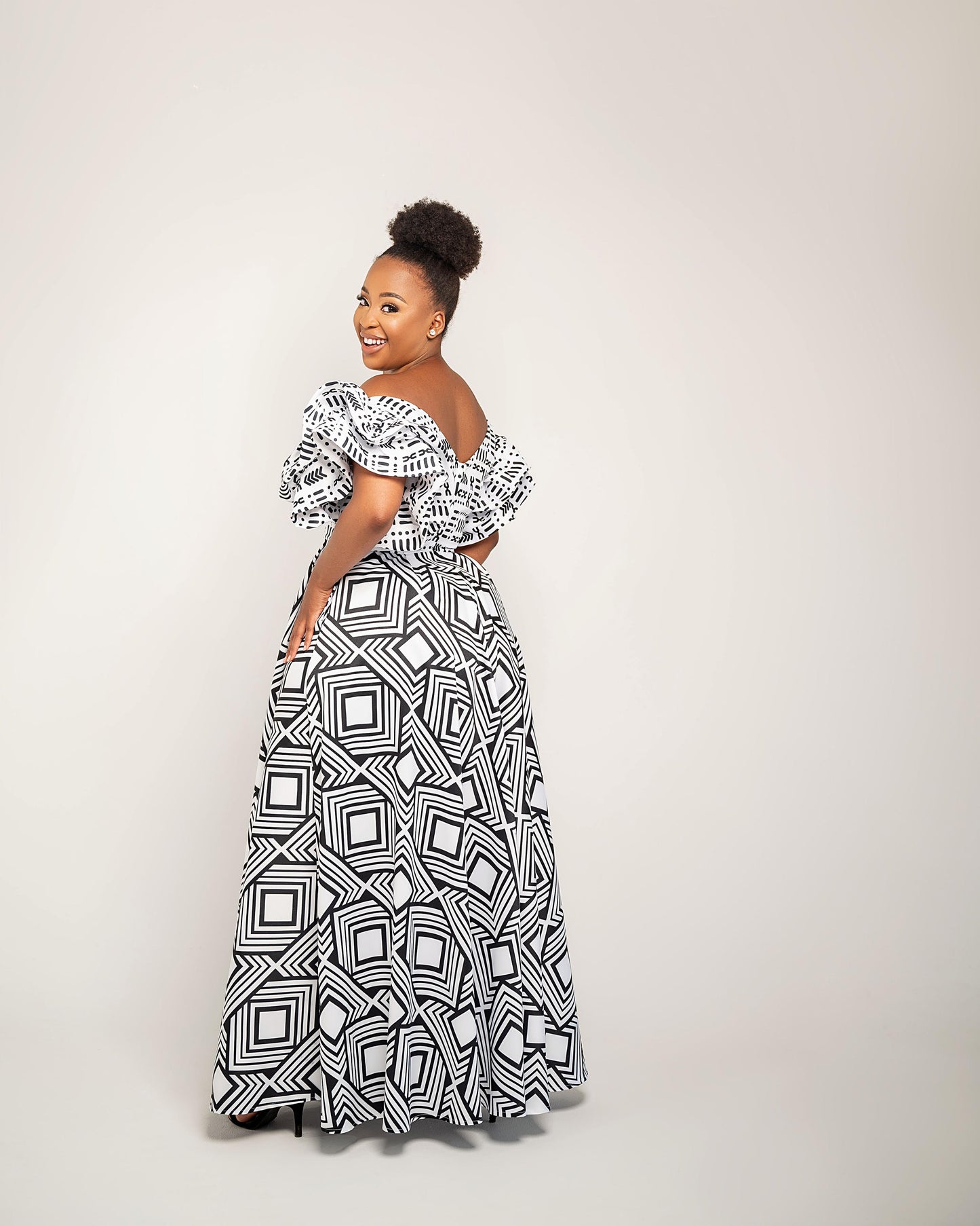 Monochrome Sehorane Dress