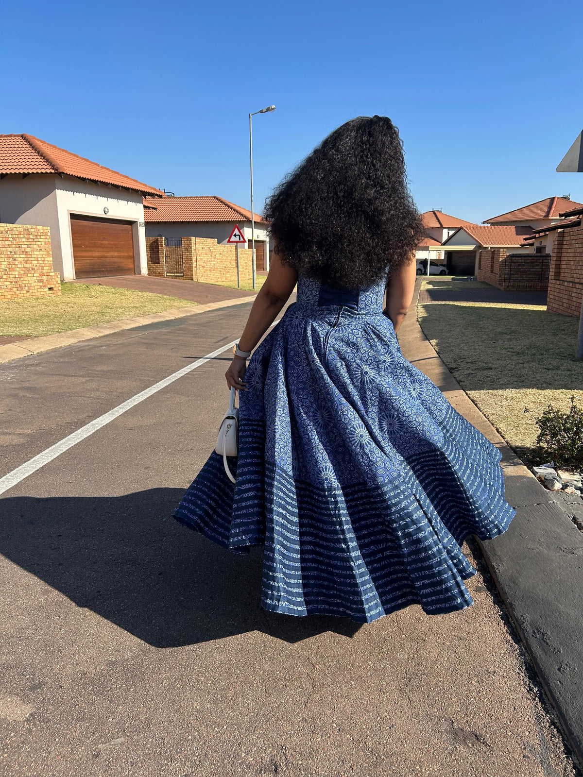 Boobtube Maxi Shweshwe Dress