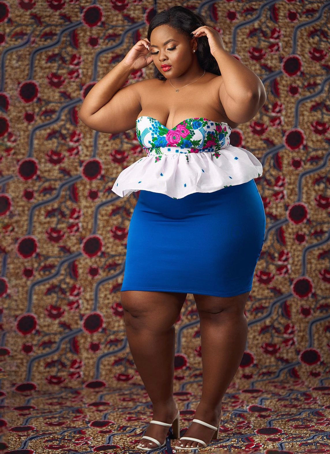 Blue Tsonga Boobtube Dress