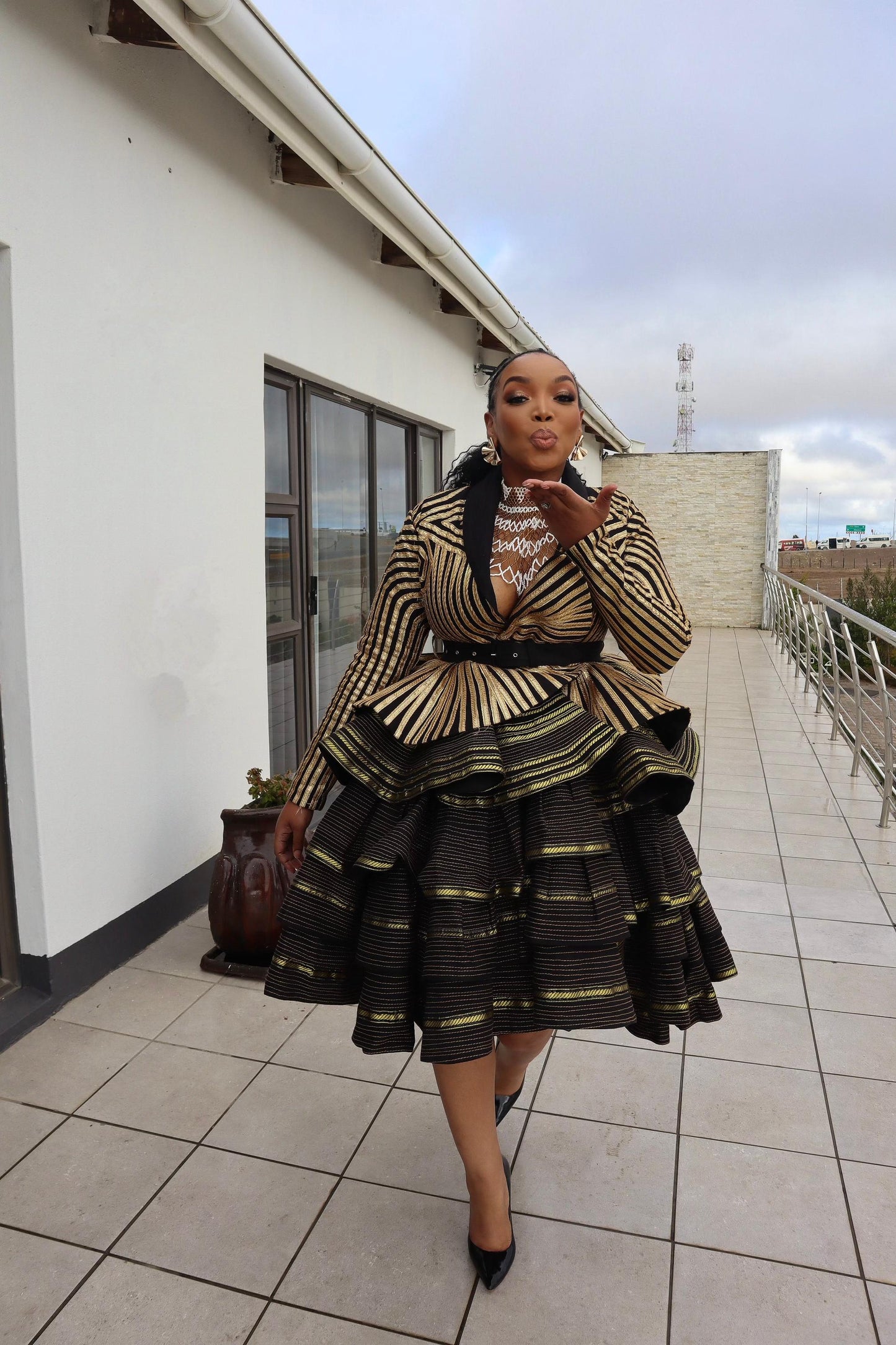 Thembisa Mbaco Jacket Dress