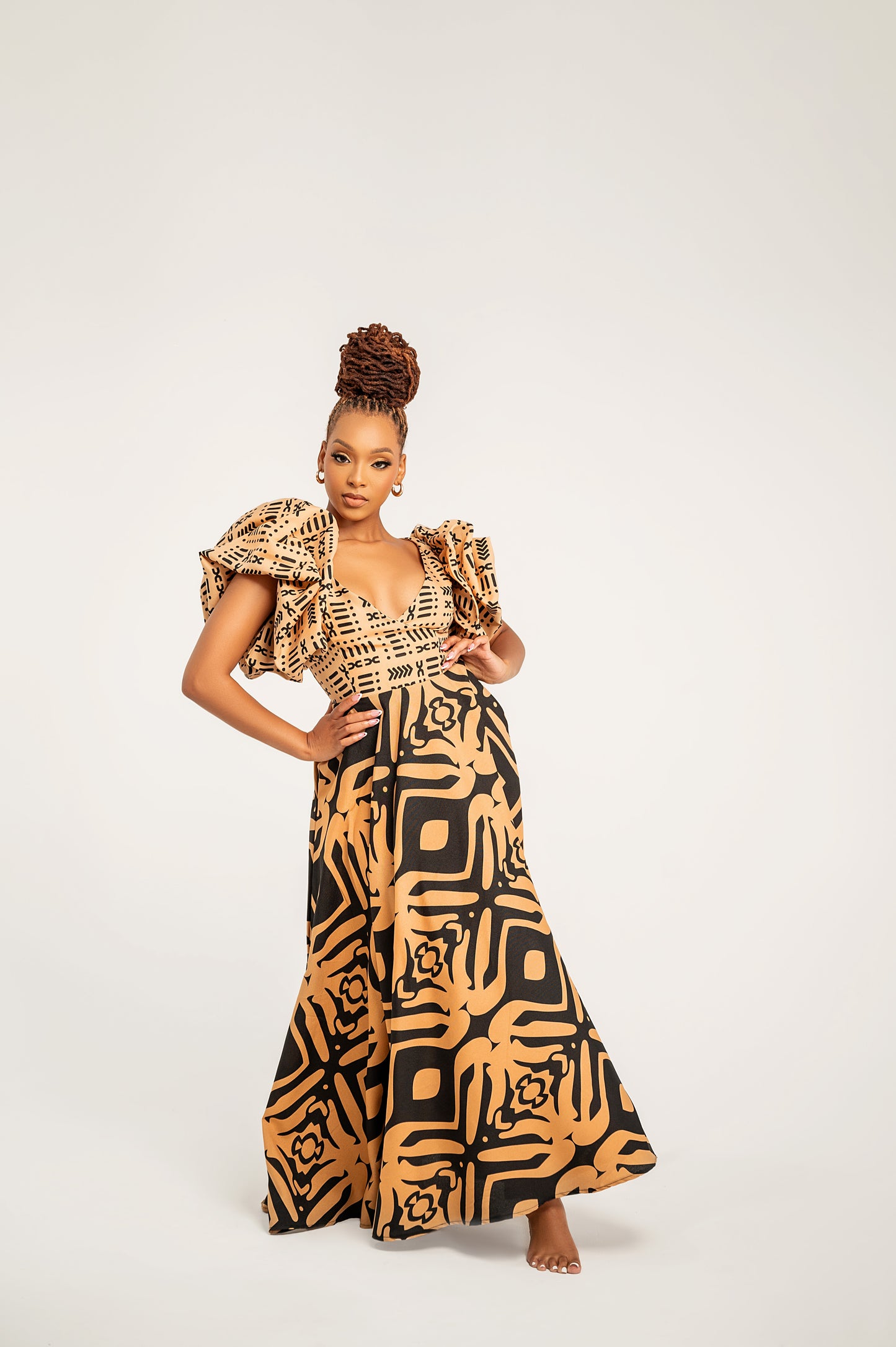 Beige Sehorane Dress