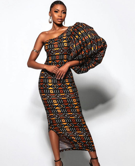 Chwayita One-Shoulder Dress
