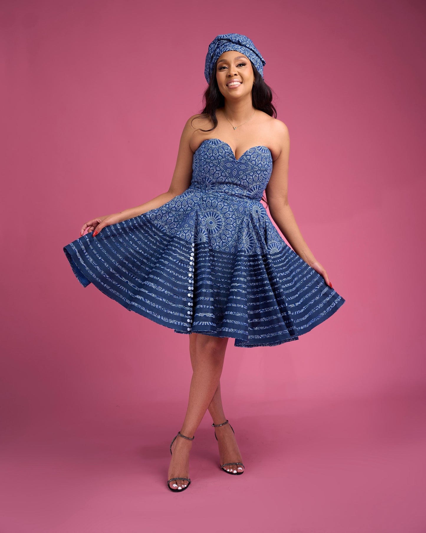 Boobtube Shweshwe Dress