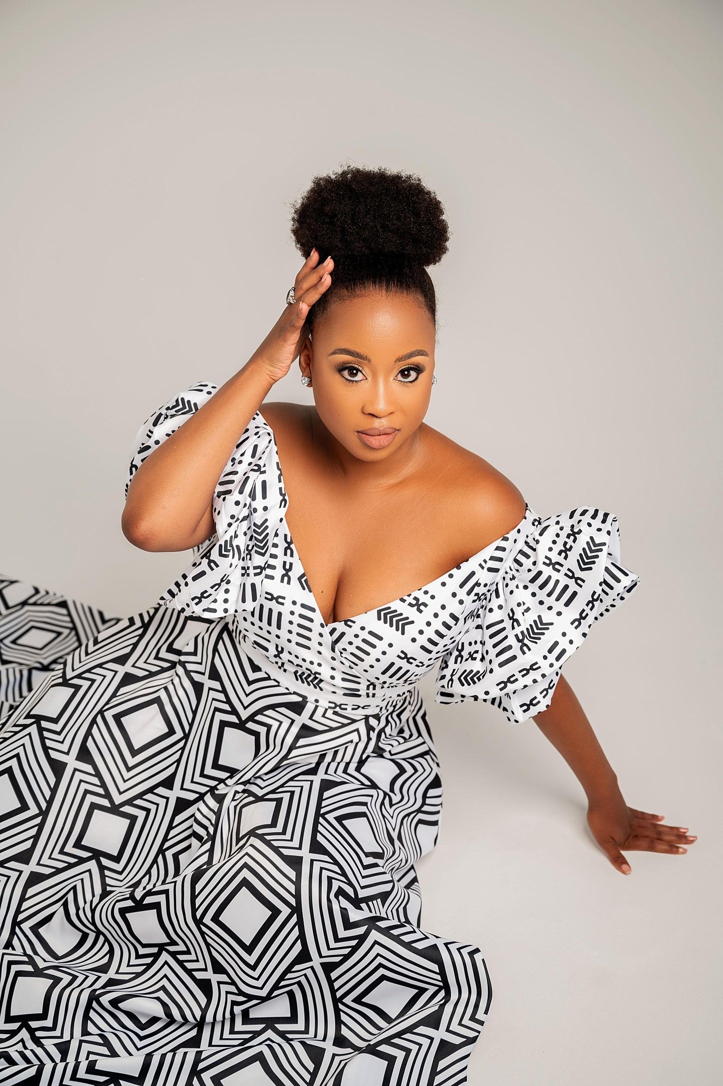 Monochrome Sehorane Dress