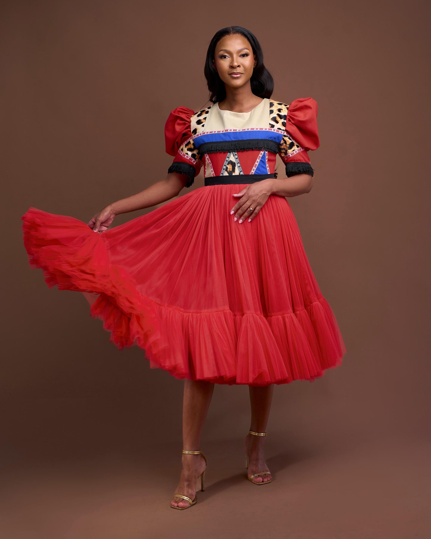 Red Umblaselo Dress