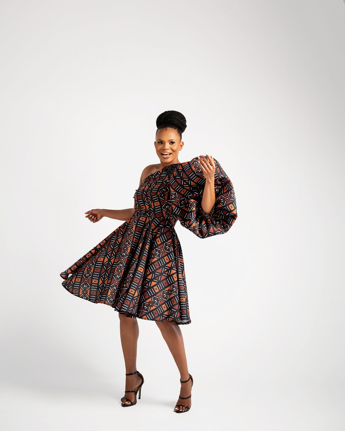 Mudcloth Rich Aunt Dress