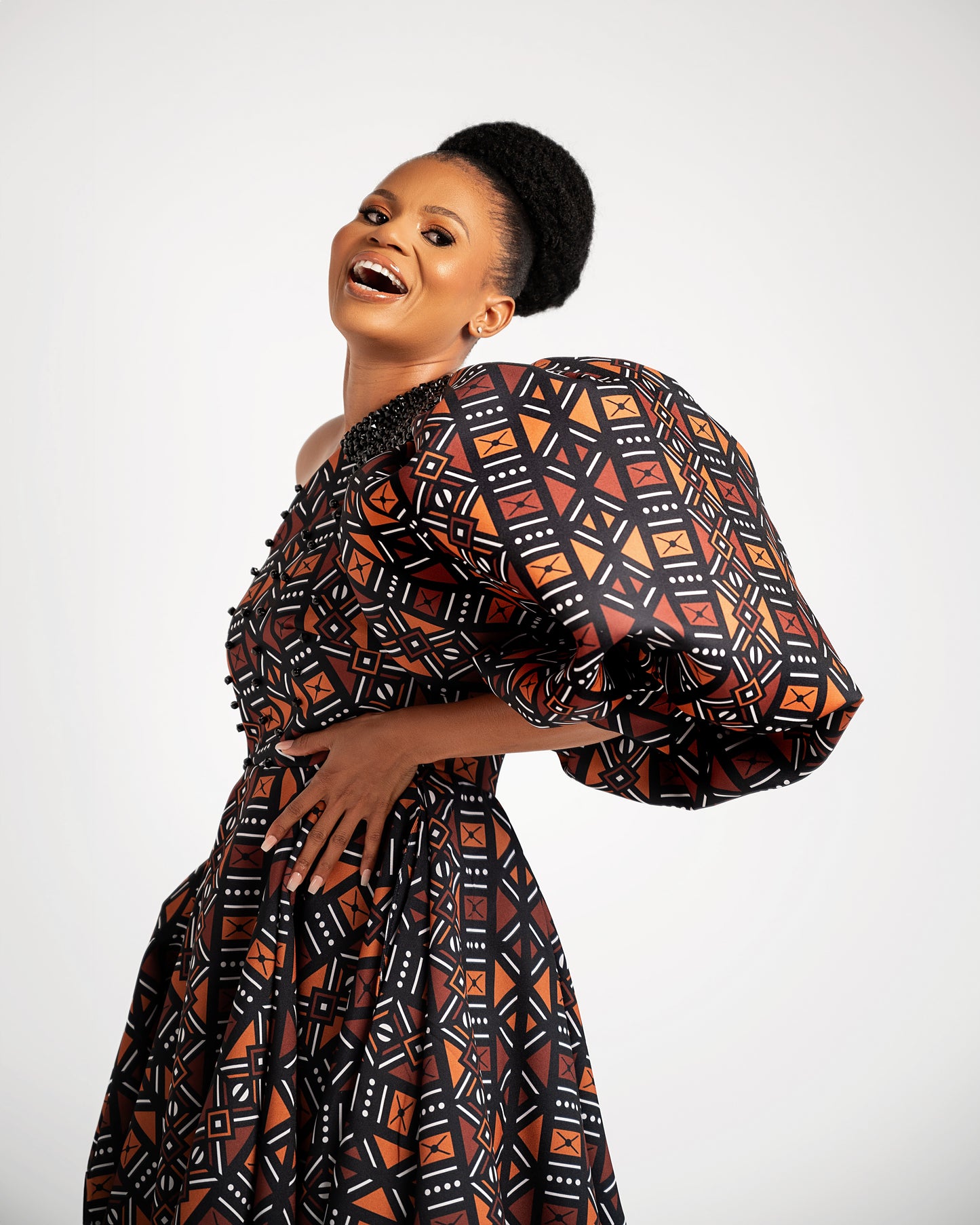 Mudcloth Rich Aunt Dress