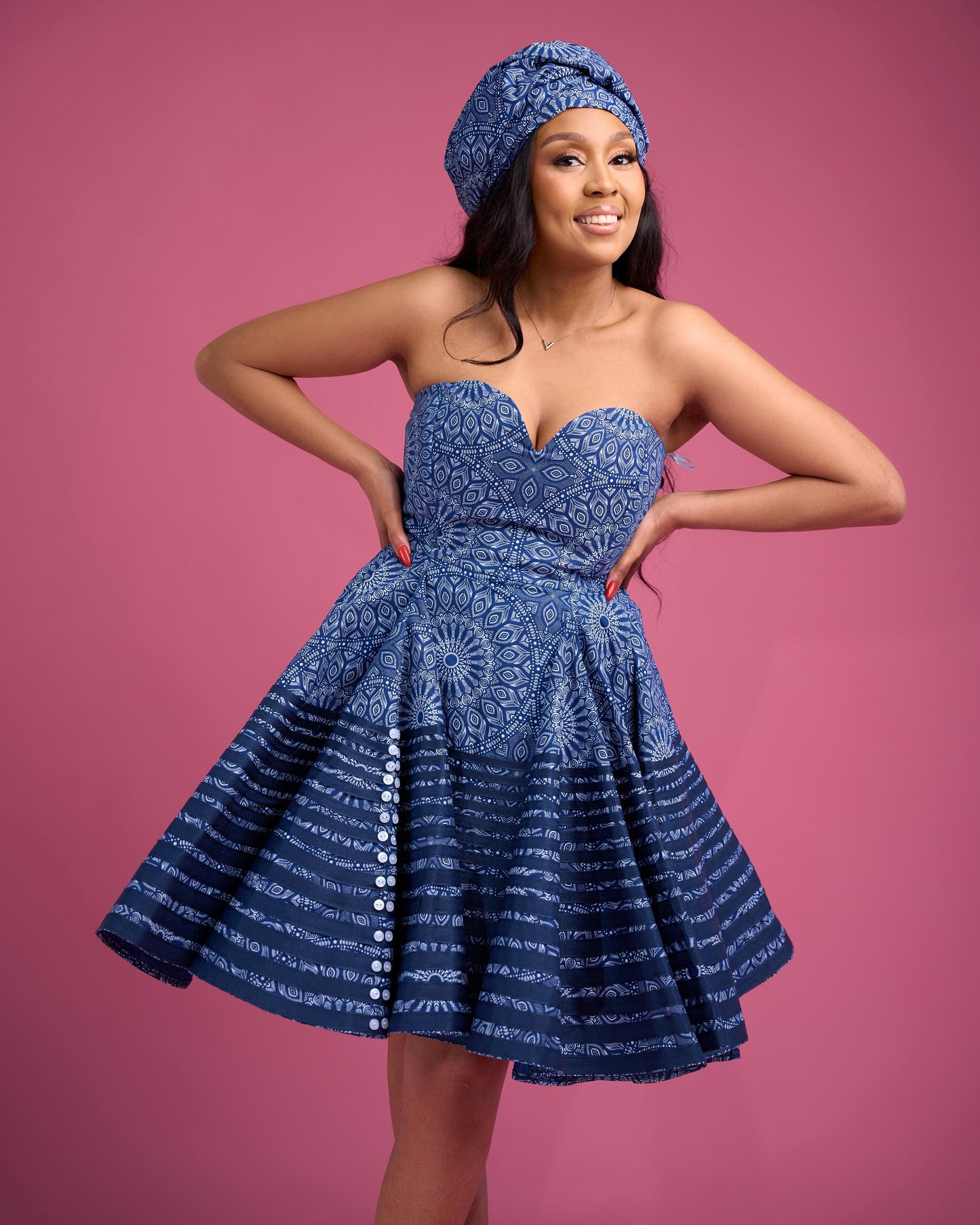 Boobtube Shweshwe Dress