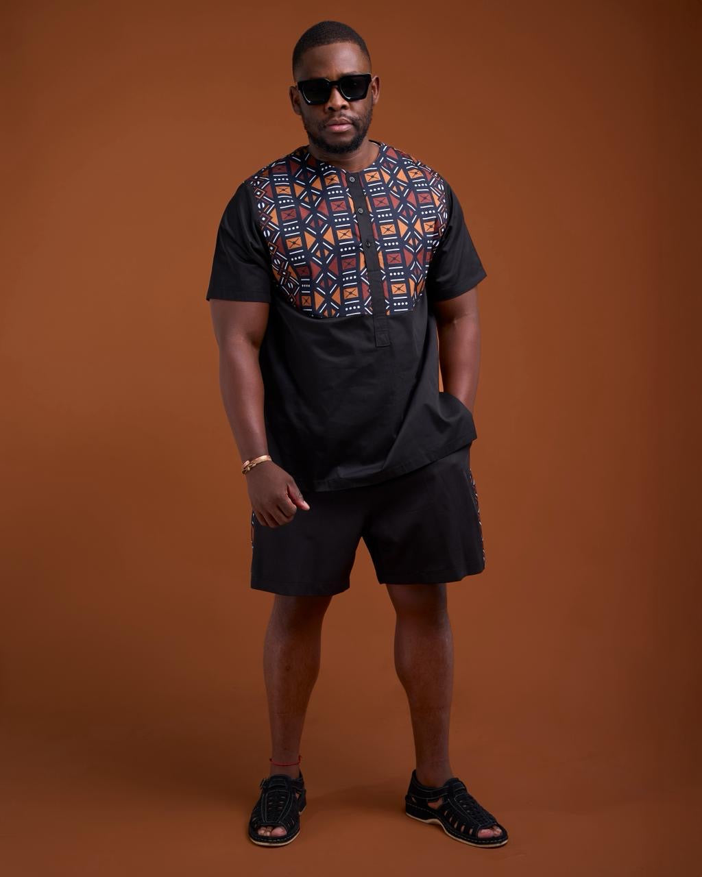 Men’s Mudcloth Insert Shorts