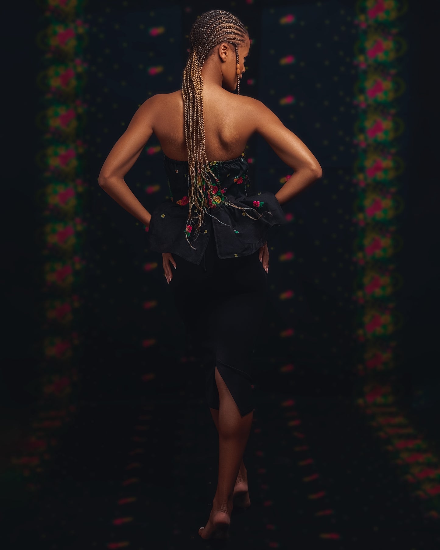 Black Tsonga Boobtube Dress