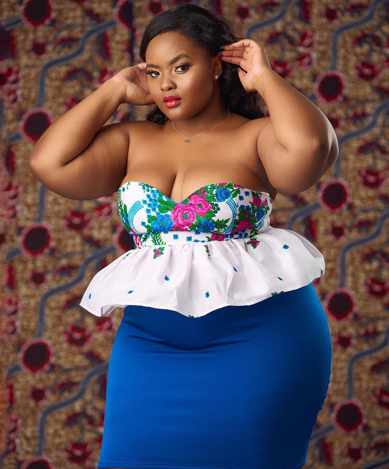 Blue Tsonga Boobtube Dress