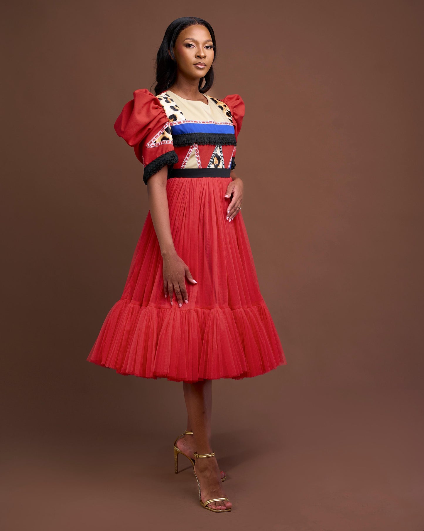 Red Umblaselo Dress
