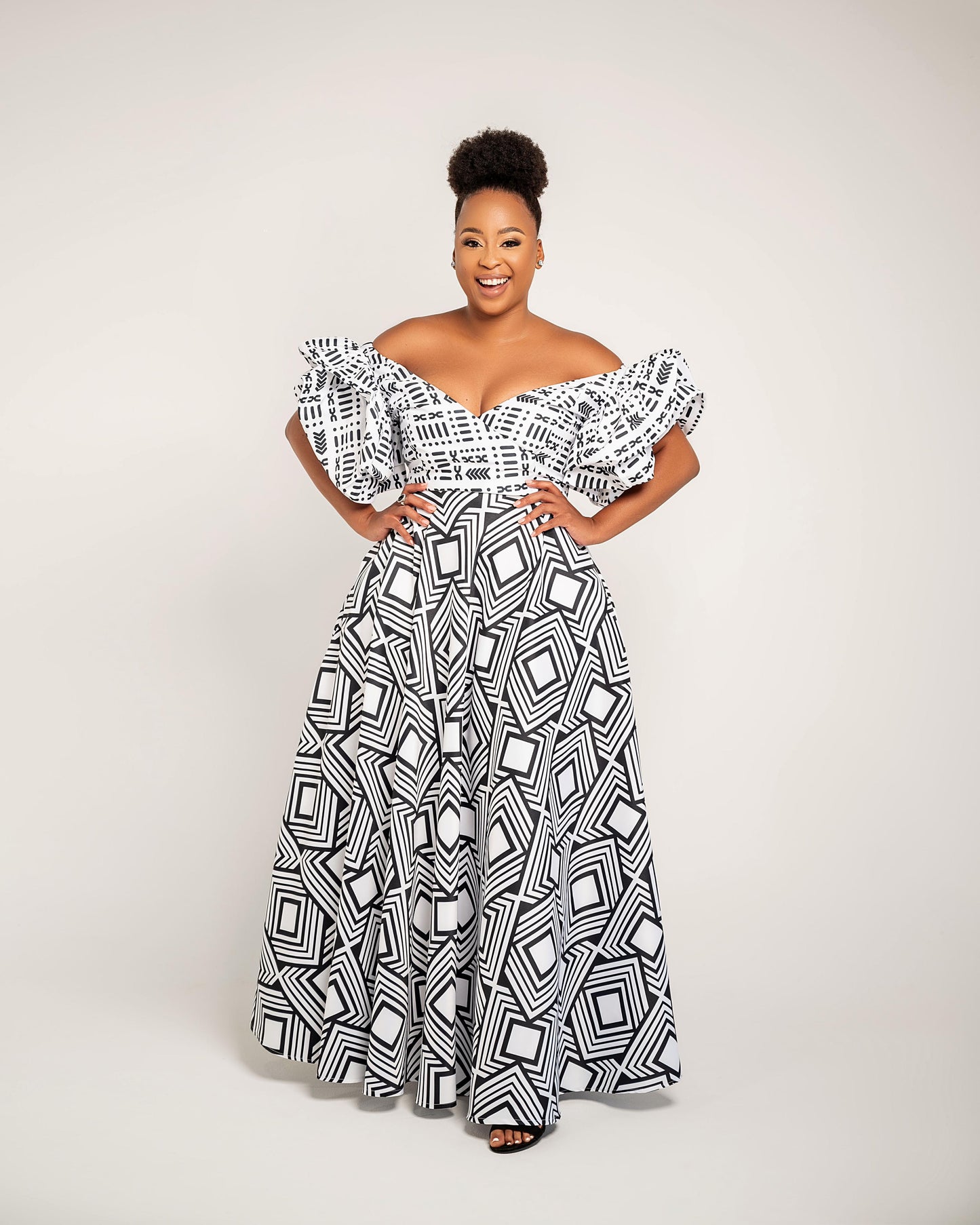 Monochrome Sehorane Dress